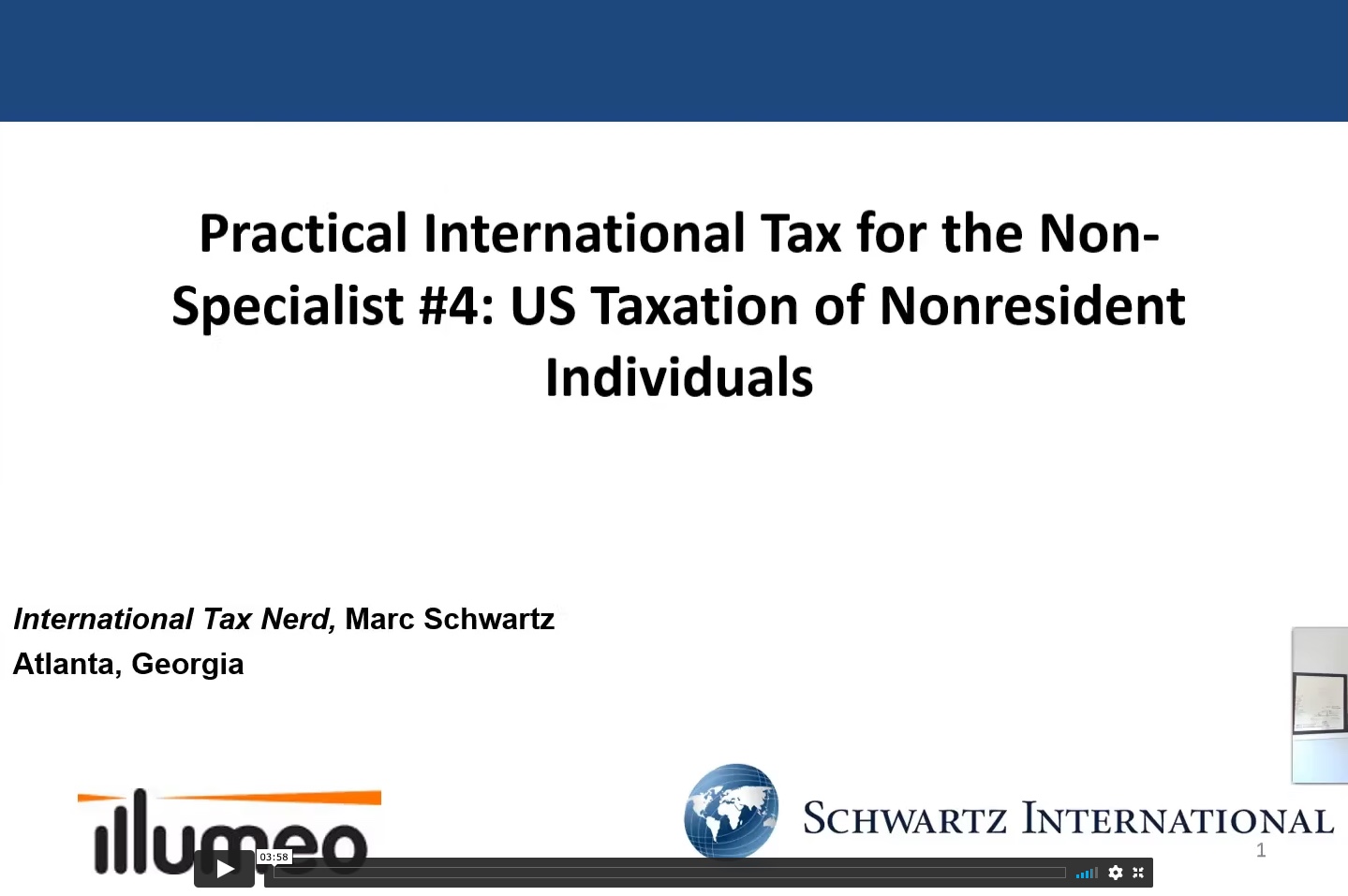 practical international tax for the non-specialist 4